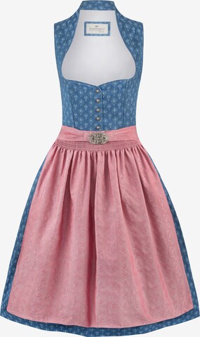 STOCKERPOINT Dirndl in Blauw: voorkant