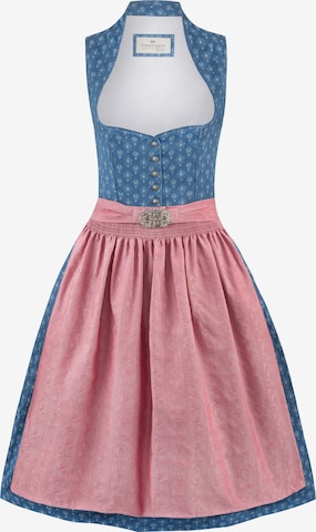 STOCKERPOINT Dirndl in Blauw: voorkant