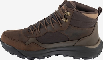 Bottines à lacets 'Cambert - Harlan' SKECHERS en marron : devant