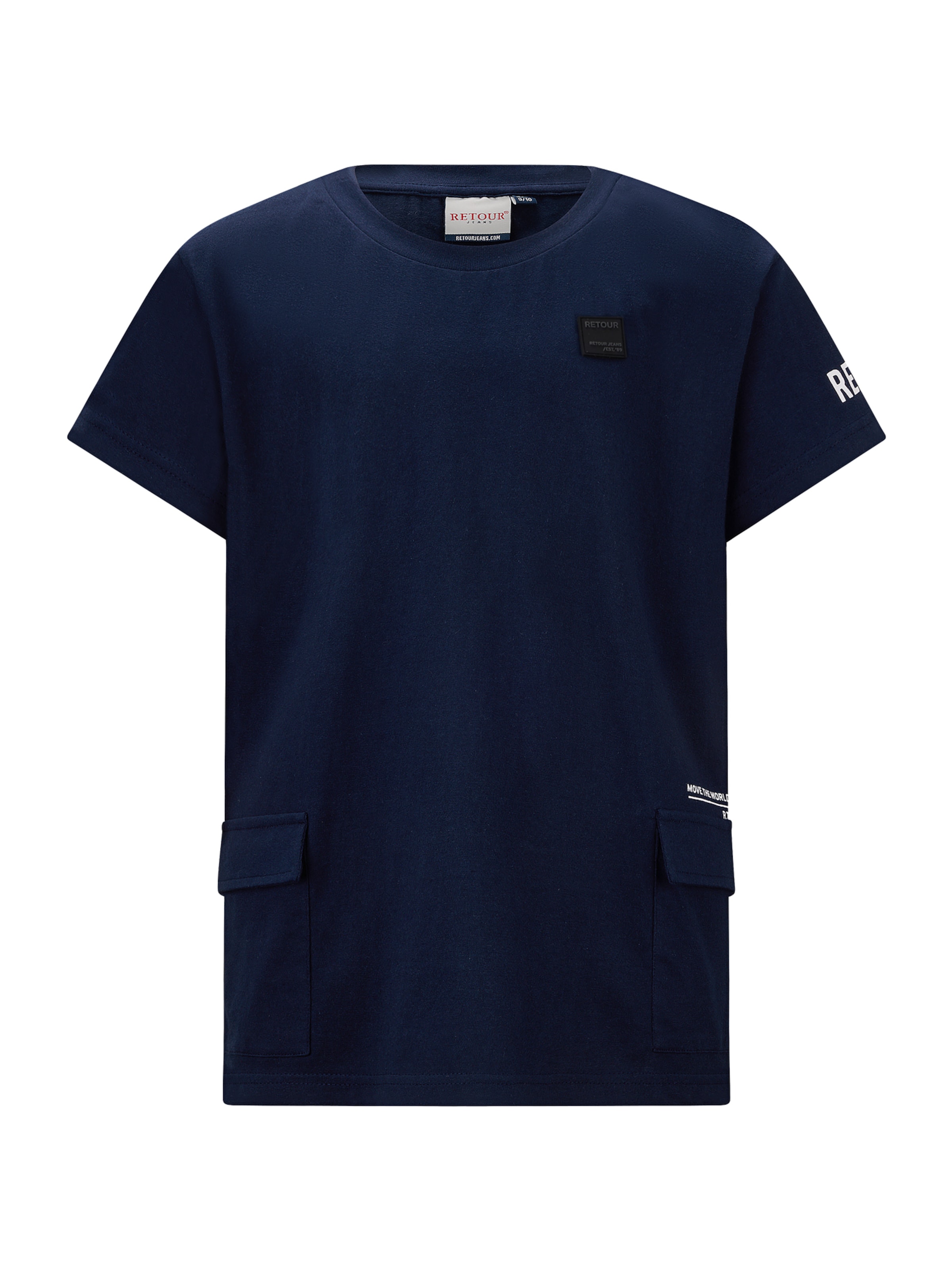 Retour Jeans Póló 'Delvin' - kék: elől