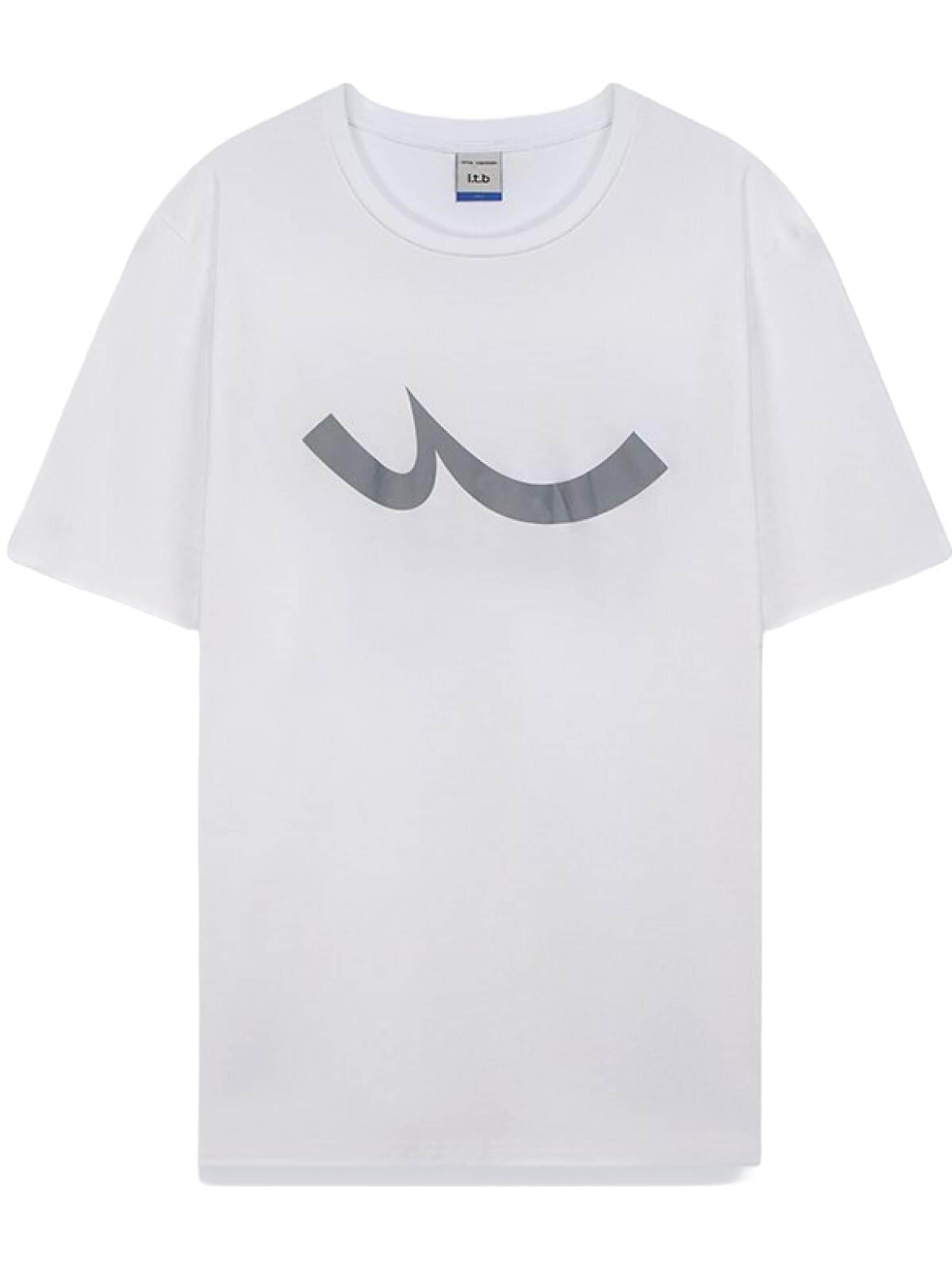 LTB Jeans Shirt 'Logo T-Shirt' in White: front