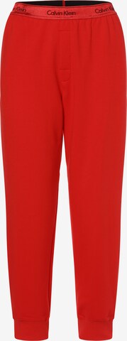 Calvin Klein Pyjamahose in Rot: predná strana