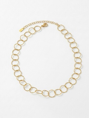 DNSK Copenhagen Ketting 'VILJA' in Goud: voorkant