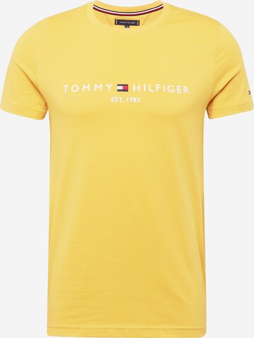 TOMMY HILFIGER Tričko – žlutá: přední strana