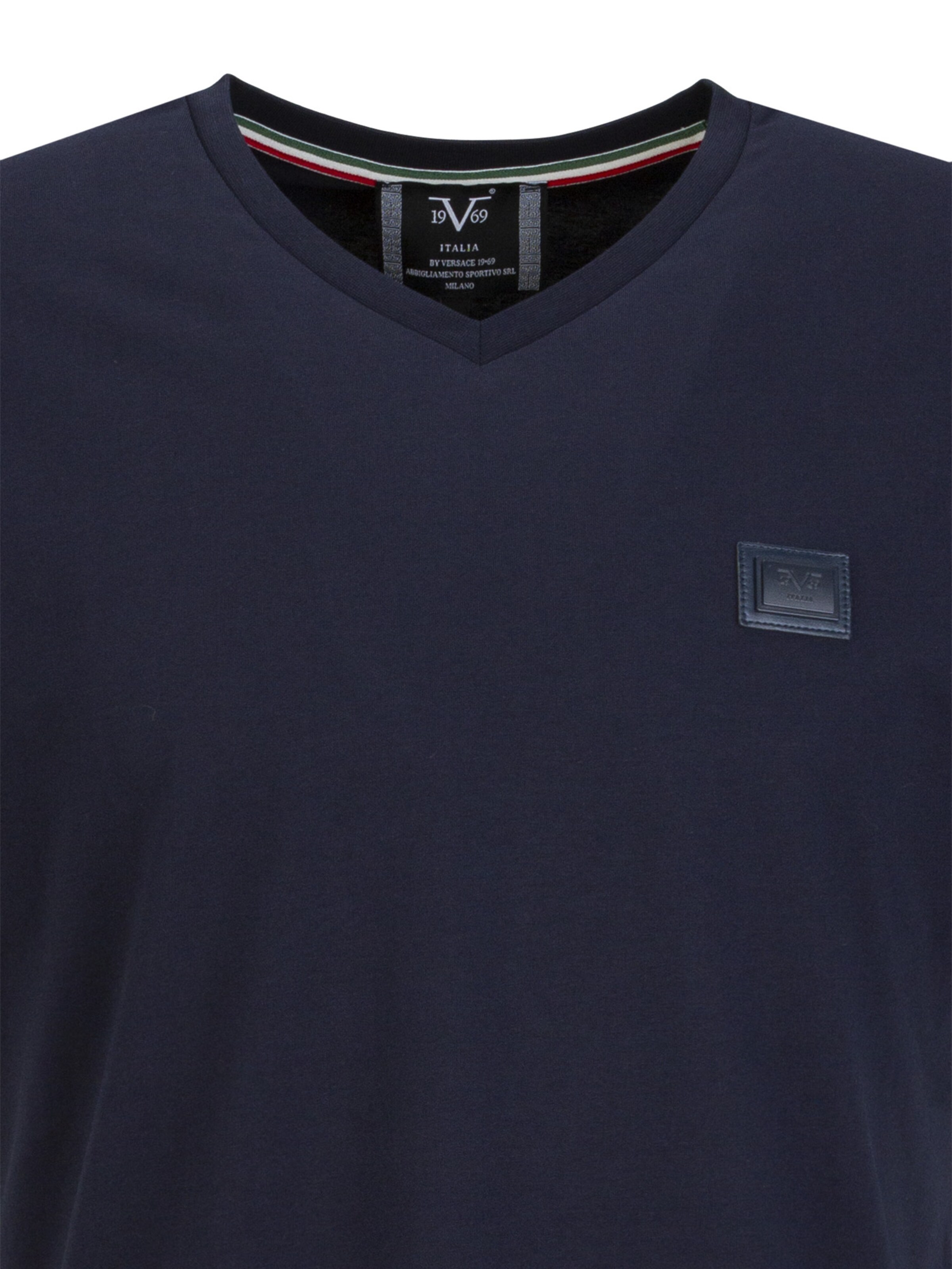 19V69 ITALIA Tričko 'Toni M.P.' - Modrá