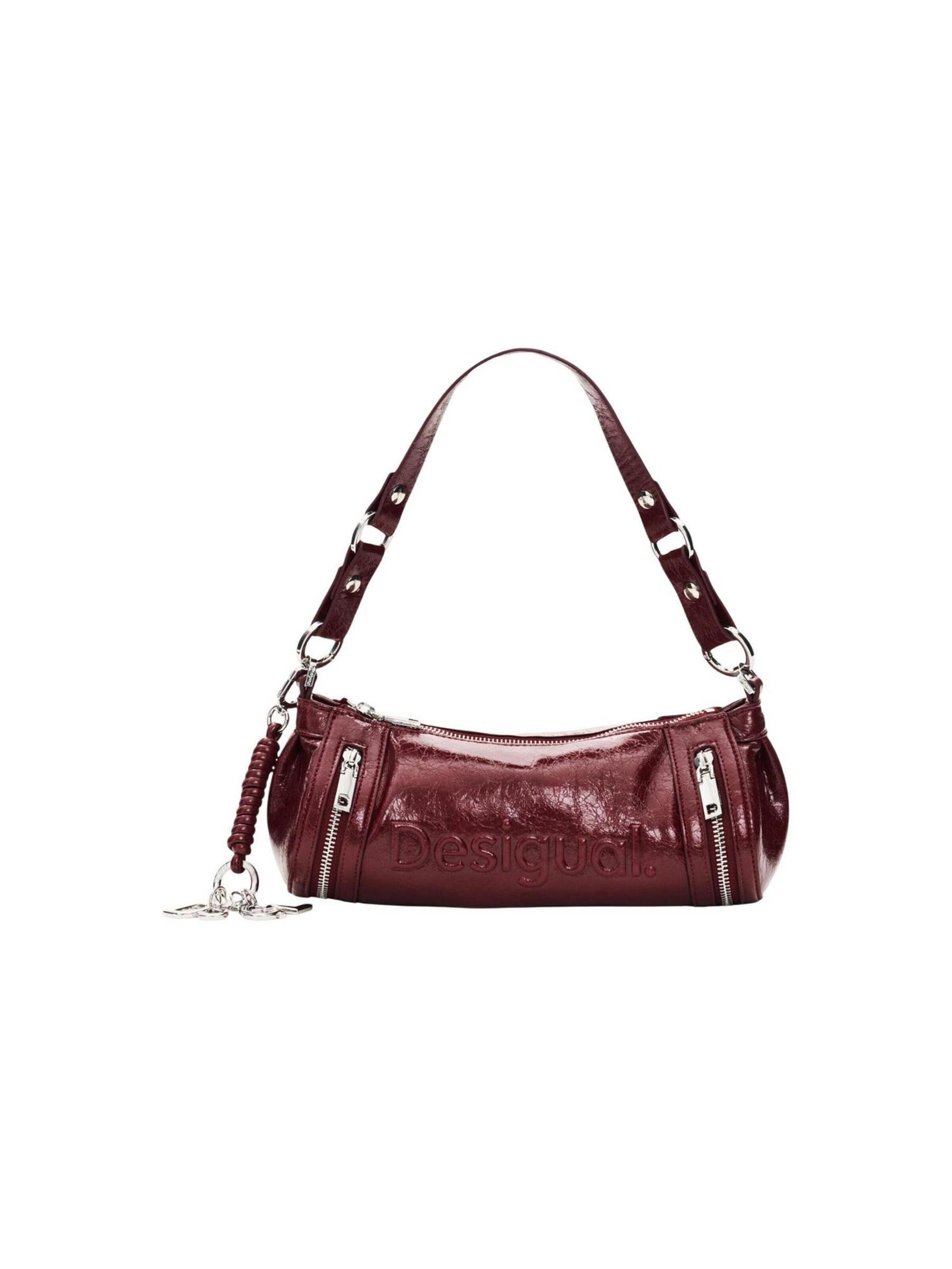 Desigual - Bolso de hombro en rojo: frente