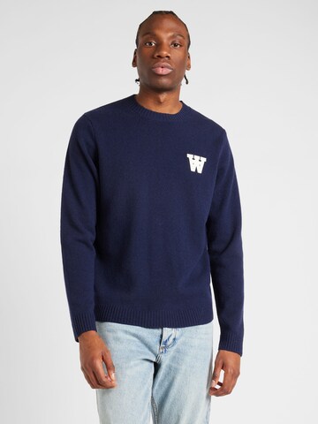 WOOD WOOD Sweater 'Tay' in Blue: front