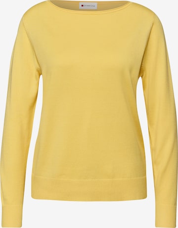 STREET ONE Pullover in Gelb: Vorderseite