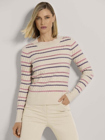 Pull-over MADELEINE en blanc : devant