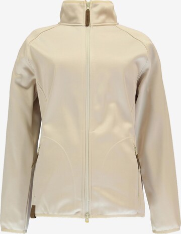 Gipfelglück Athletic Fleece Jacket 'Tamara' in Beige