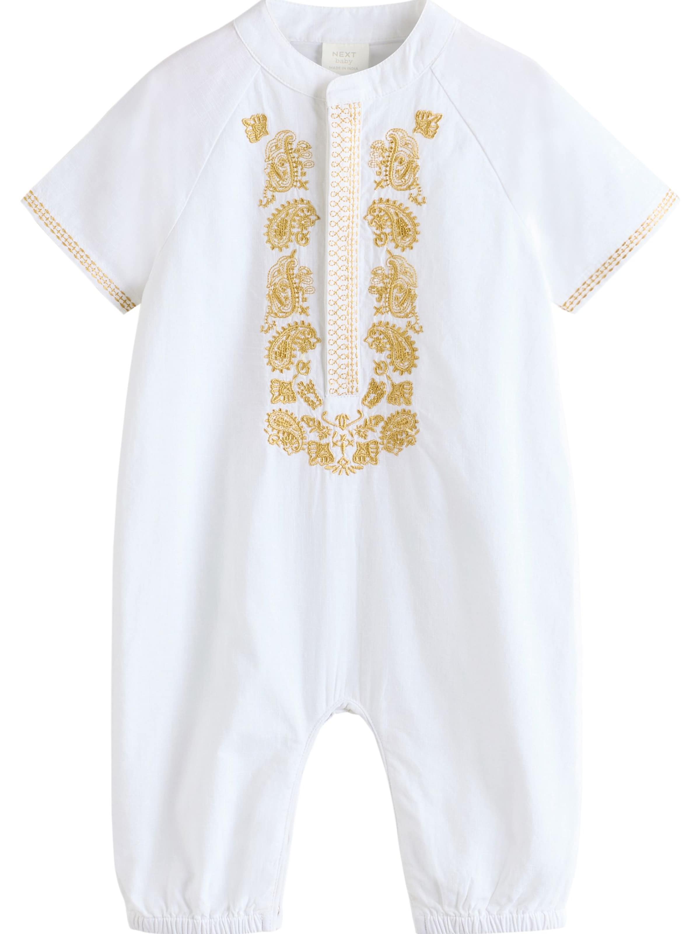 Tutina / body per bambino 'elegant' di Next in bianco: frontale