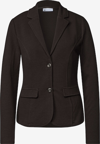 STREET ONE Basic Blazer mit Struktur in Braun: Vorderseite