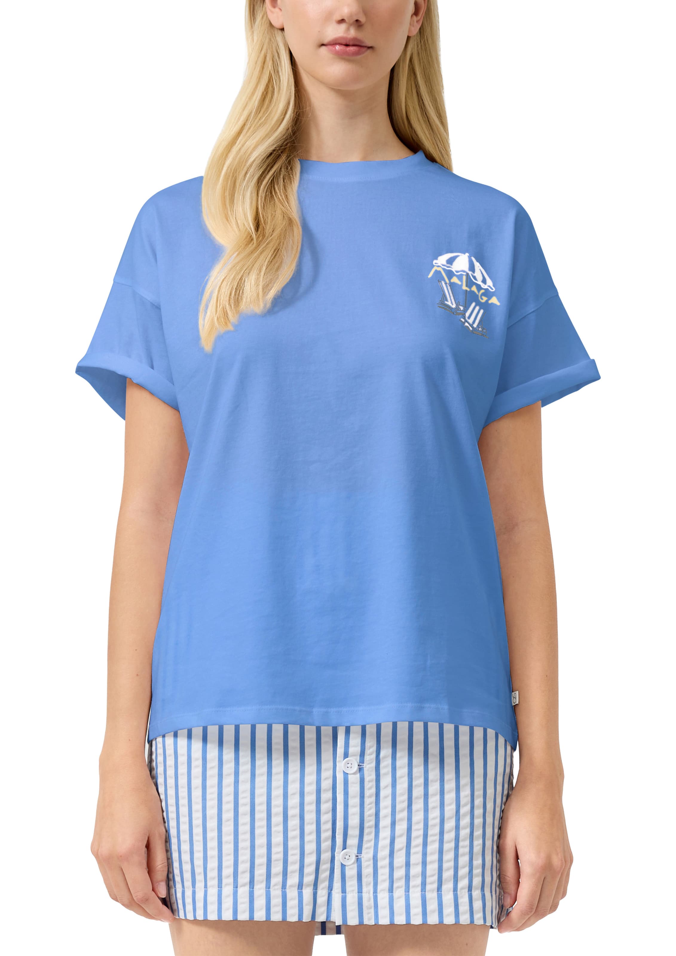 T-shirt QS en bleu
