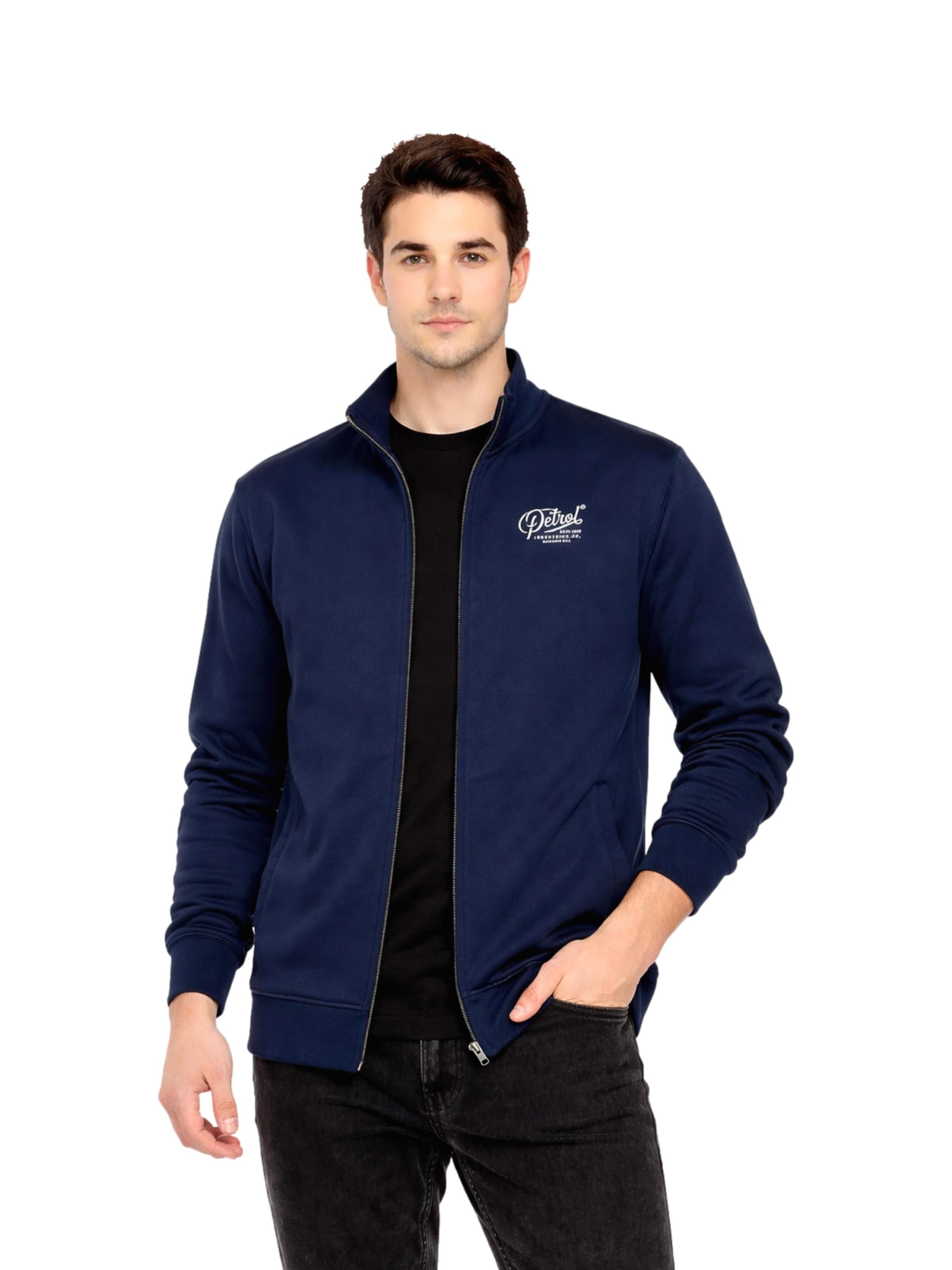 Giacca di felpa di Petrol Industries in blu: frontale
