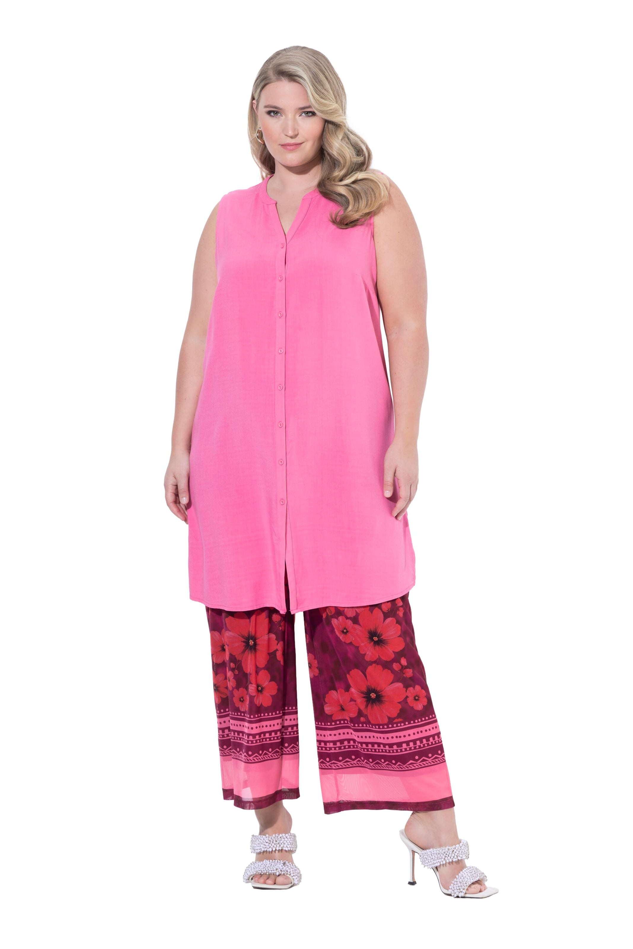 MIAMODA Tunic in Pink: front