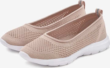 LASCANA Ballet Flats in Beige