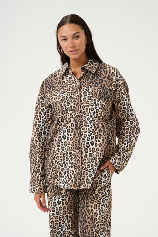 CULTURE Blouse in Bruin: voorkant