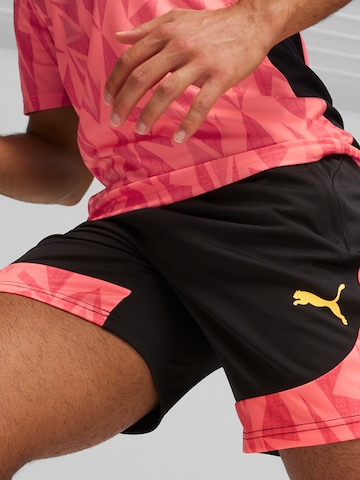 PUMA Normalny krój Spodnie sportowe 'Individual Finual' w kolorze czarny