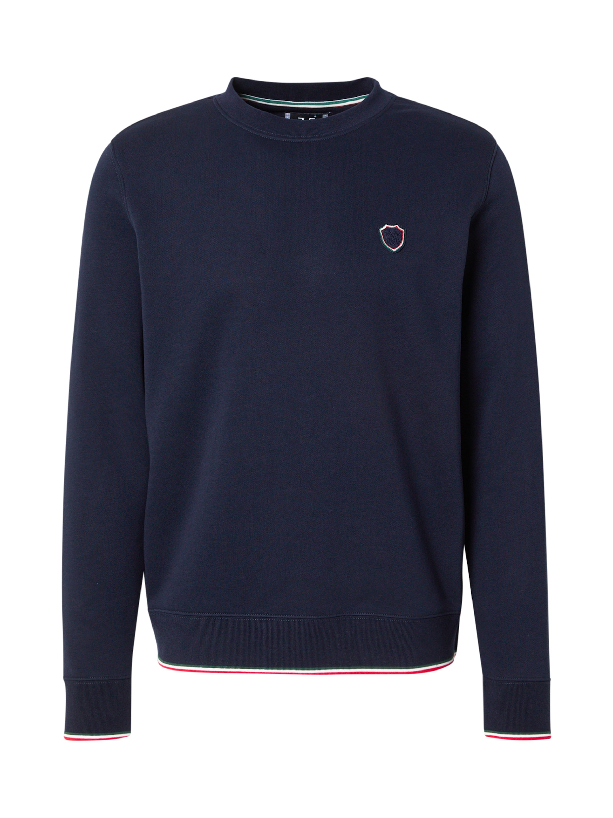 Felpa 'Samu' di 19V69 ITALIA in blu: frontale