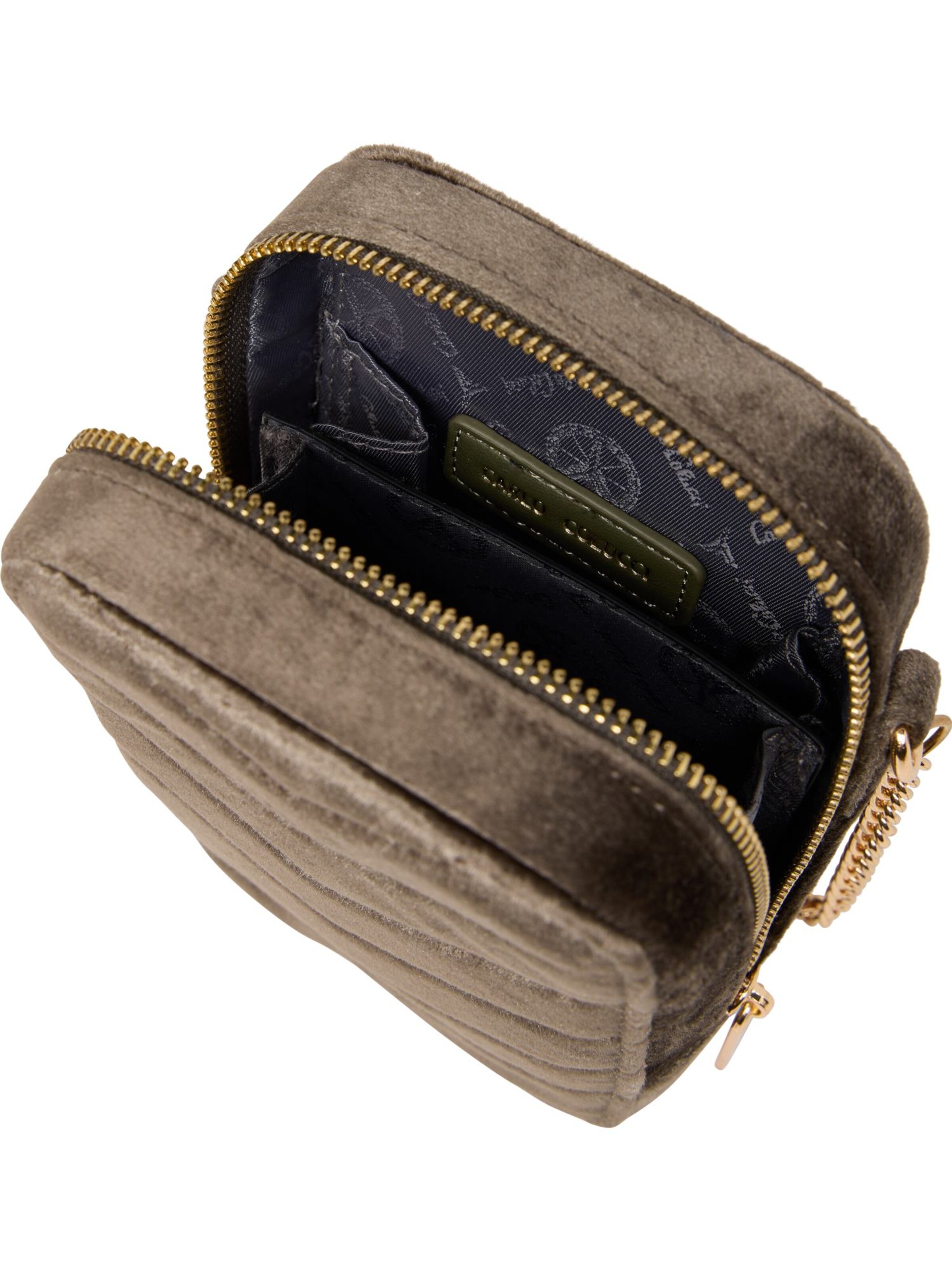 Carlo Colucci Umhängetasche in Braun