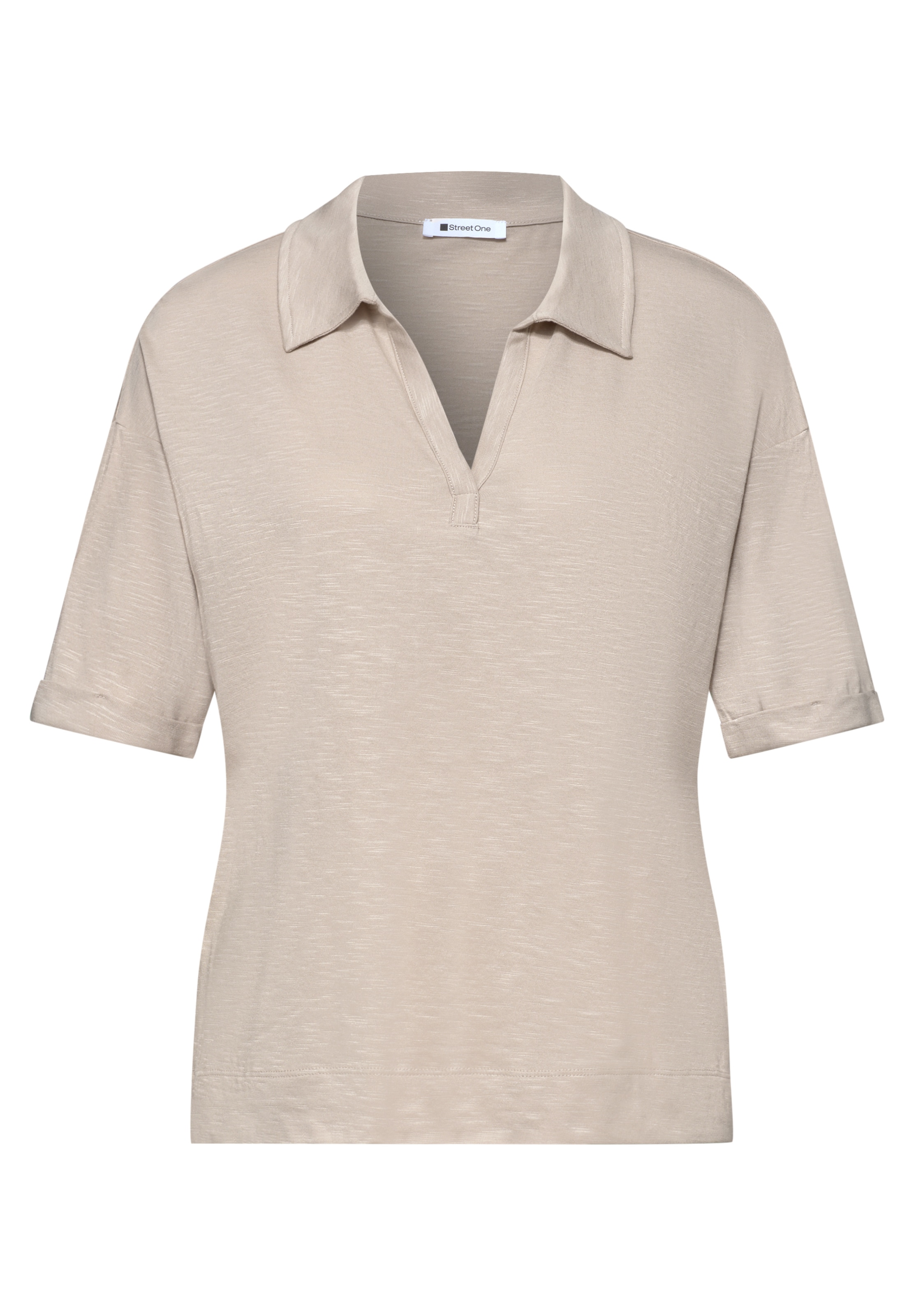 STREET ONE Shirt in Beige: front