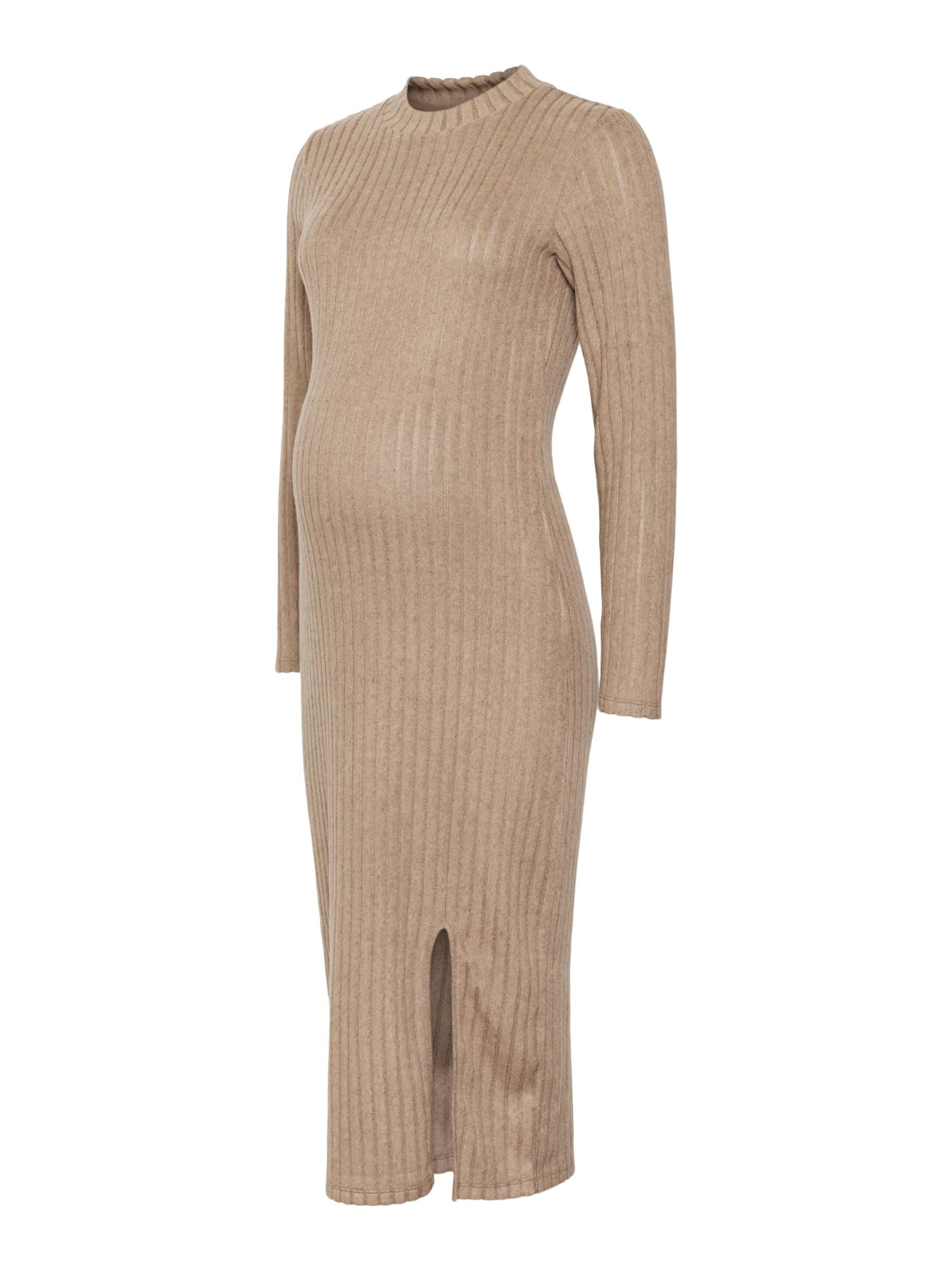 Vero Moda Maternity - Vestido de punto 'VMMASTA' en beige: frente