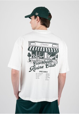 Prohibited Shirt 'Coffee and Bagels' in Beige: front