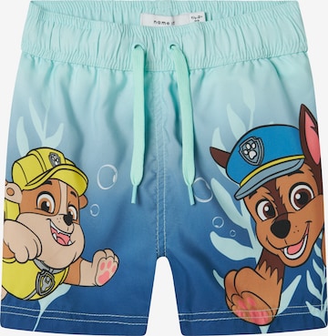 NAME IT Swimming shorts 'NMMMABBE PAW' in Blue: front