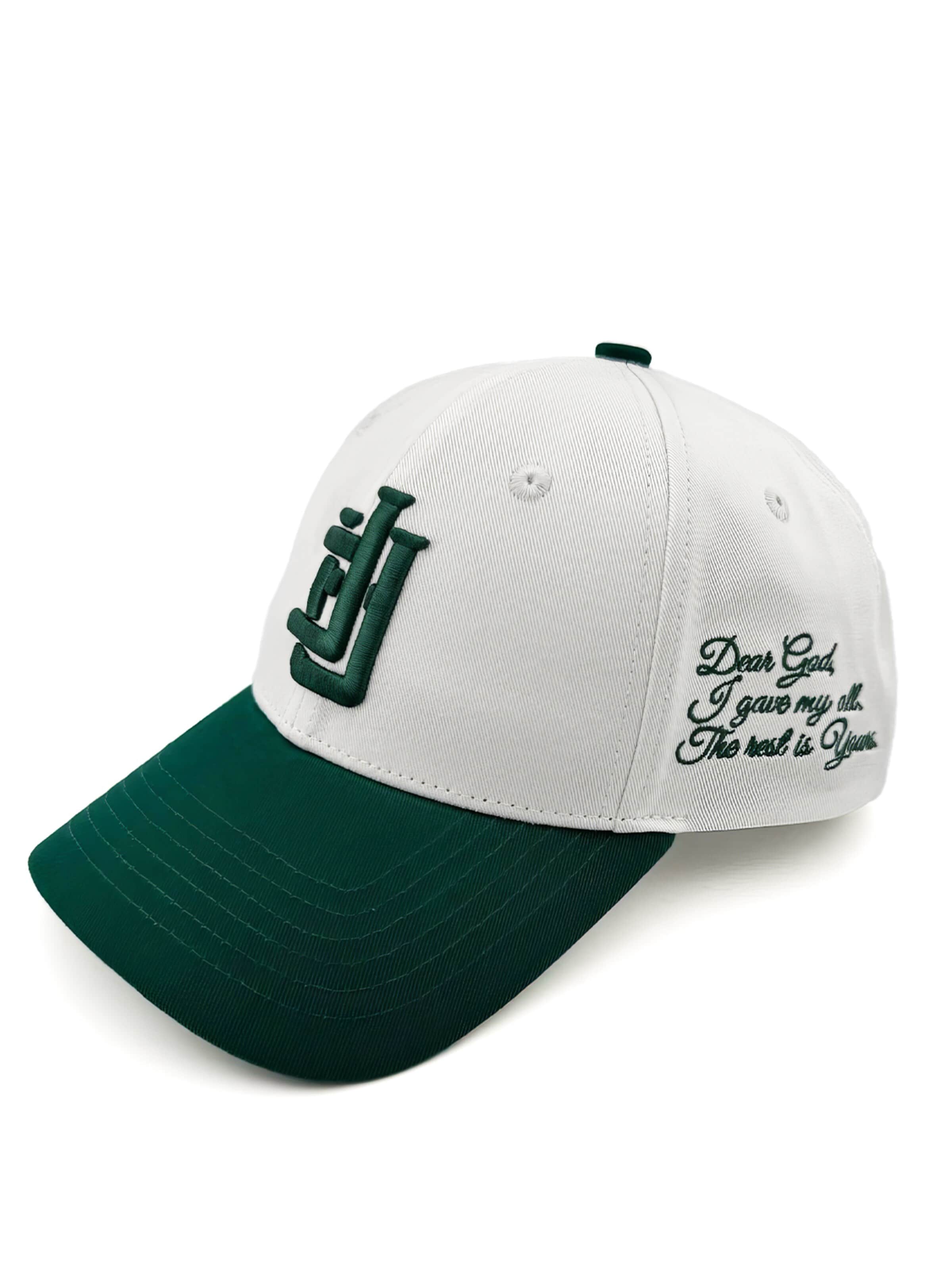 ATELIER OF FAITH Cap 'LETTER TO GOD'‌‌‌‌‌‌‌ in Weiß: Vorderseite