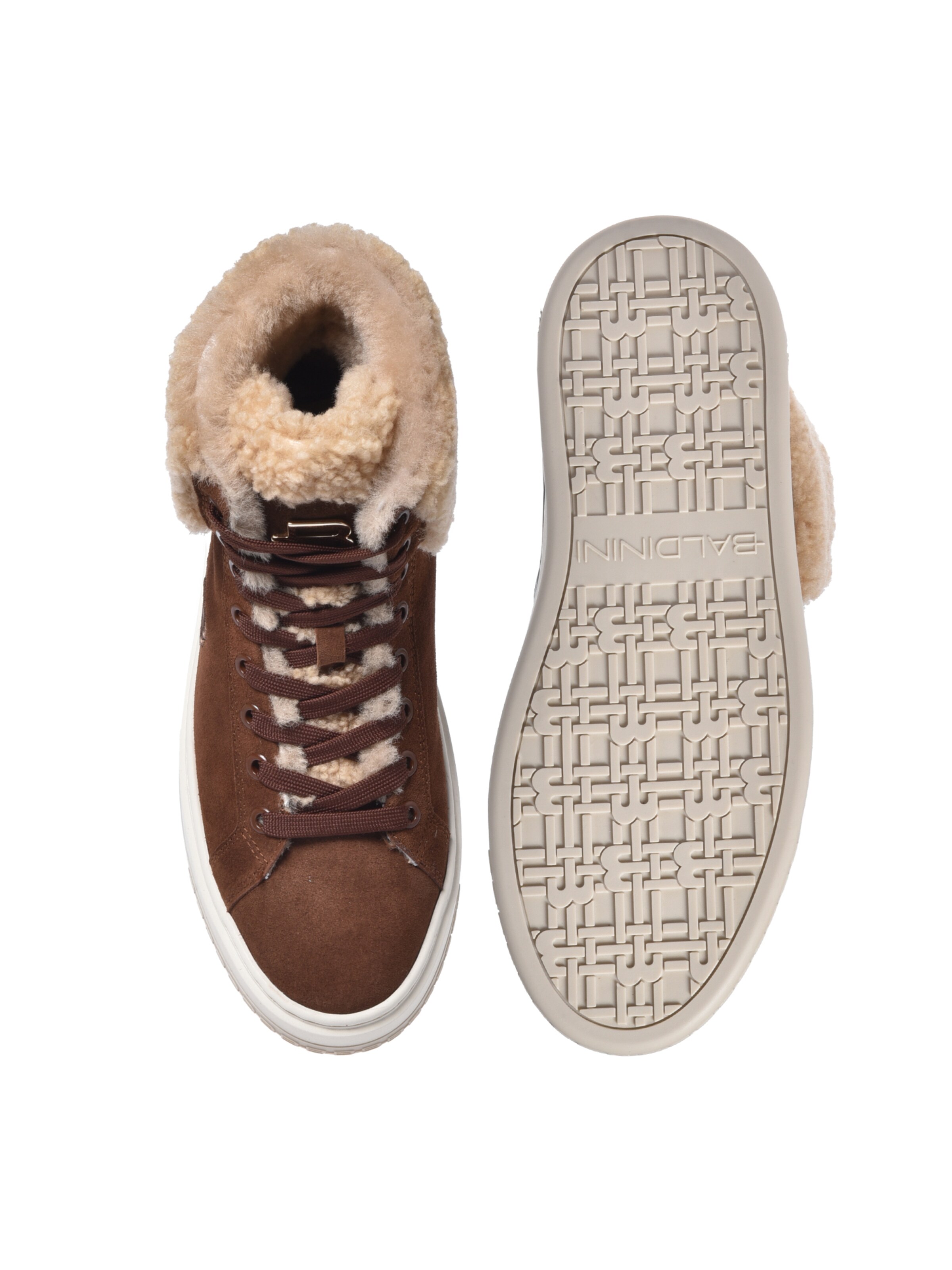 Baskets hautes BALDININI en marron