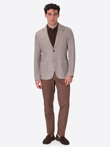 Distretto12 Regular fit Blazer 'Nespolo' in Beige