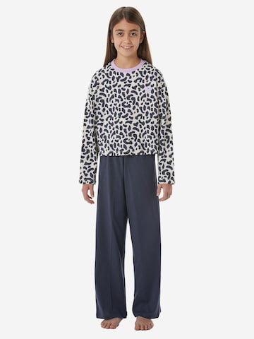 Pigiama ' Nightwear ' di SCHIESSER in blu: frontale