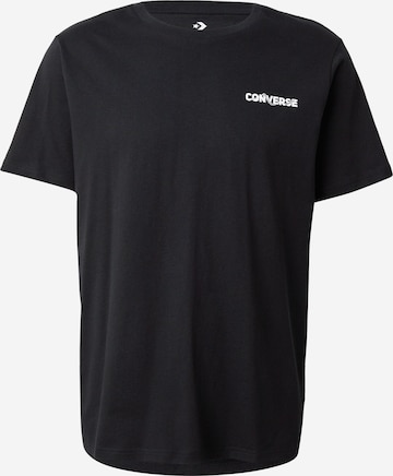 CONVERSE Koszulka 'ACTIVE' w kolorze czarny: przód