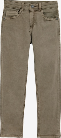 WE Fashion Regular Housut värissä vihreä: etupuoli