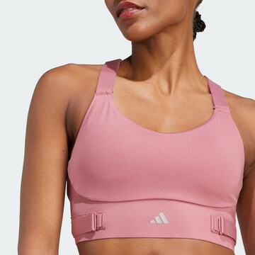 ADIDAS PERFORMANCE Bustier Sport-BH 'FastImpact Luxe' in Pink
