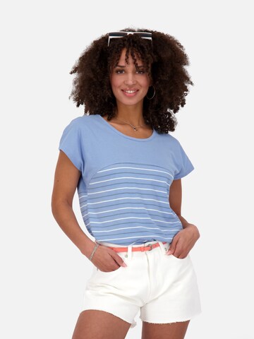 Alife and Kickin T-Shirt 'ClarettaAK' in Blau: Vorderseite