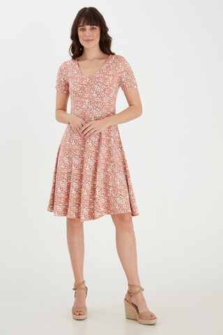 Fransa Kleid mit Allover Print in Pink