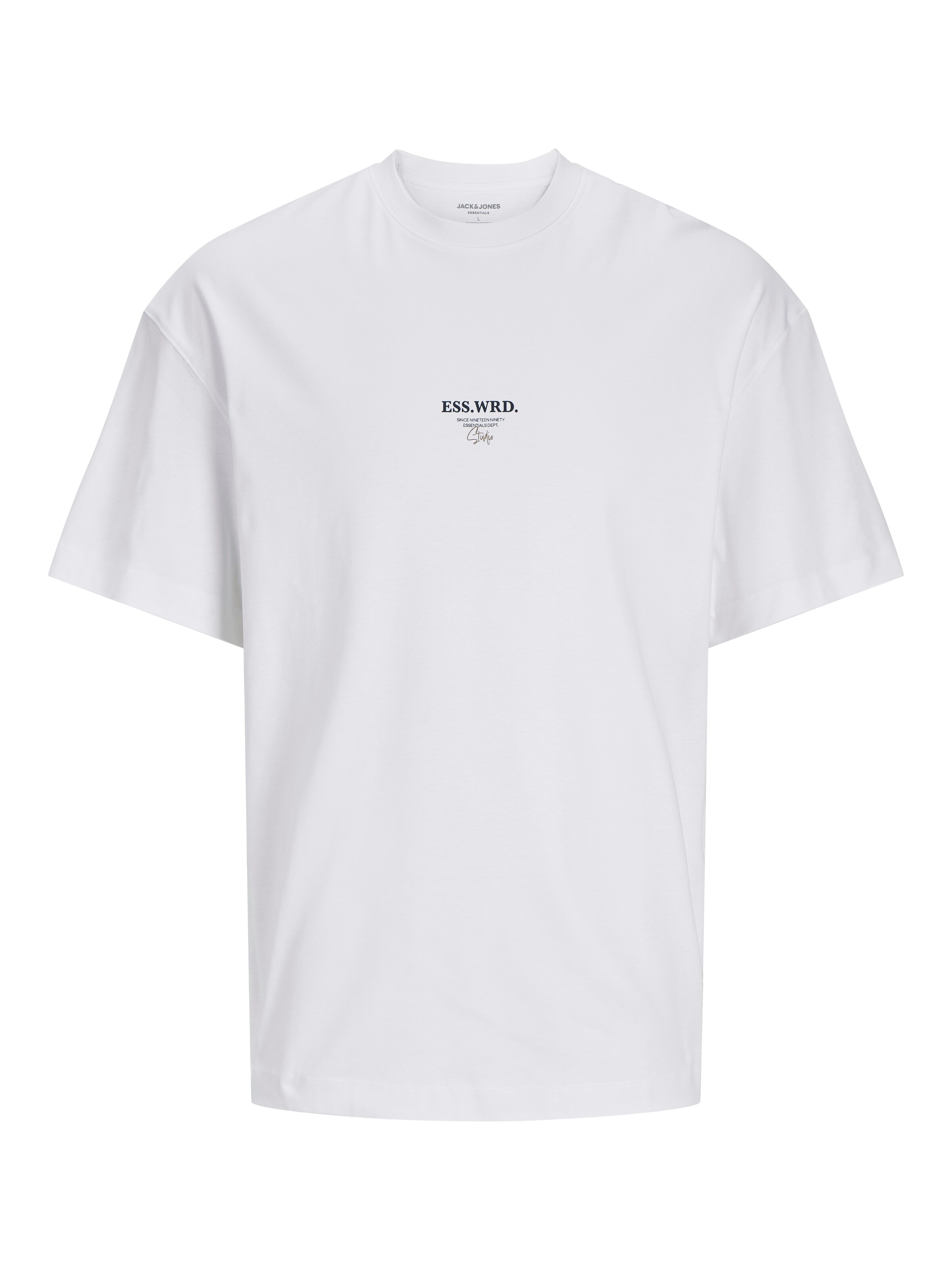 JACK & JONES Shirt 'JJEURBAN EDGE STUDIO' in White: front