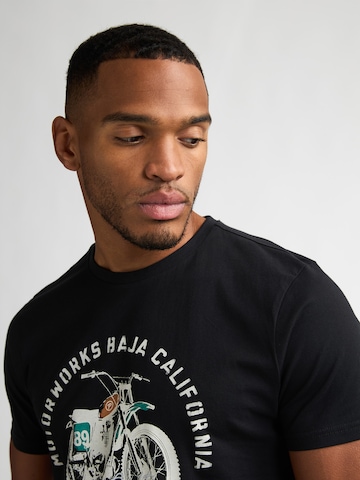 T-Shirt 'Classic' Petrol Industries en noir