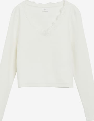 T-Shirt s.Oliver en beige : devant