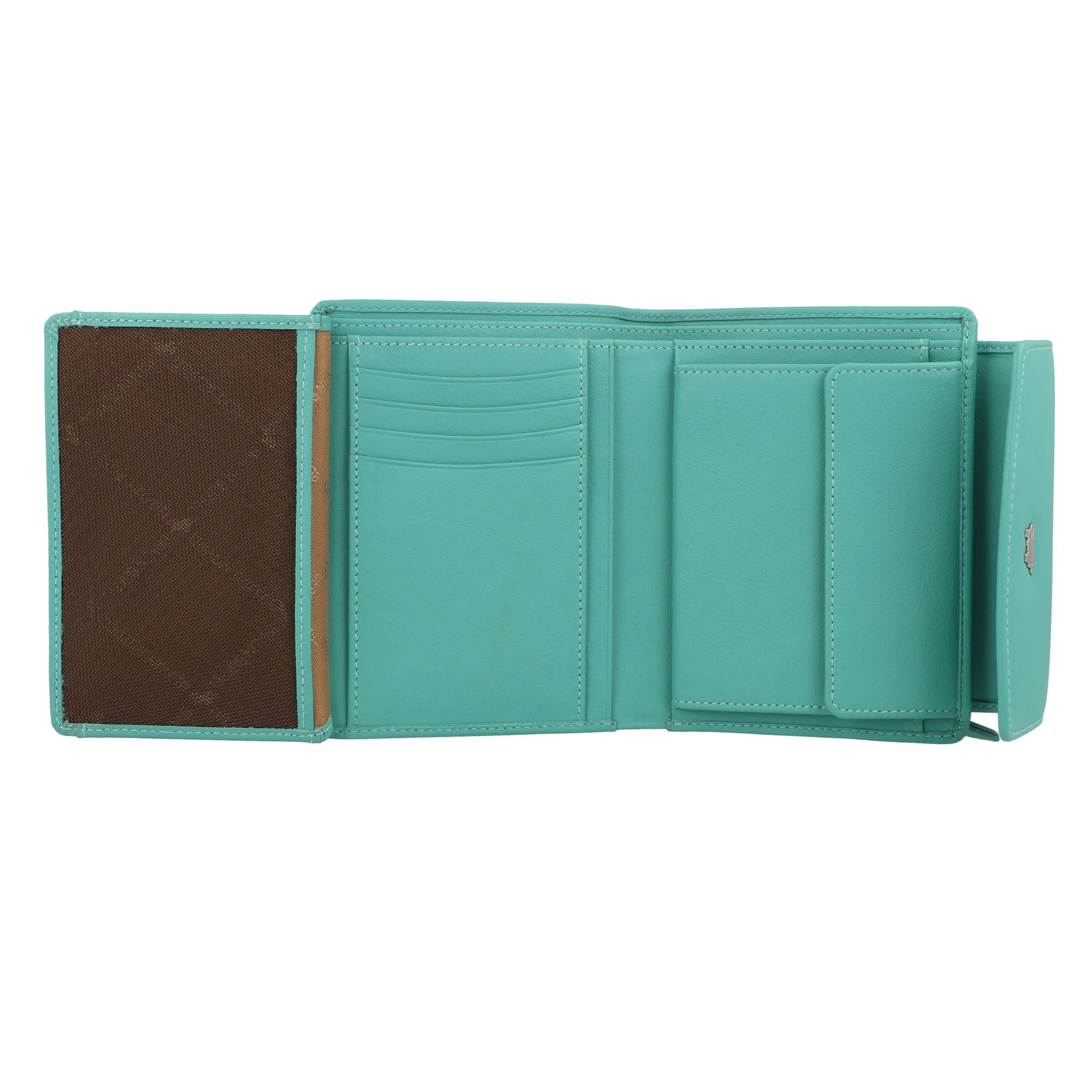 Braun Büffel Portemonnee 'Joy' in Blauw