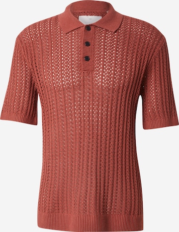 JACK & JONES Свитер 'JPRJoel' в Коричневый: спереди