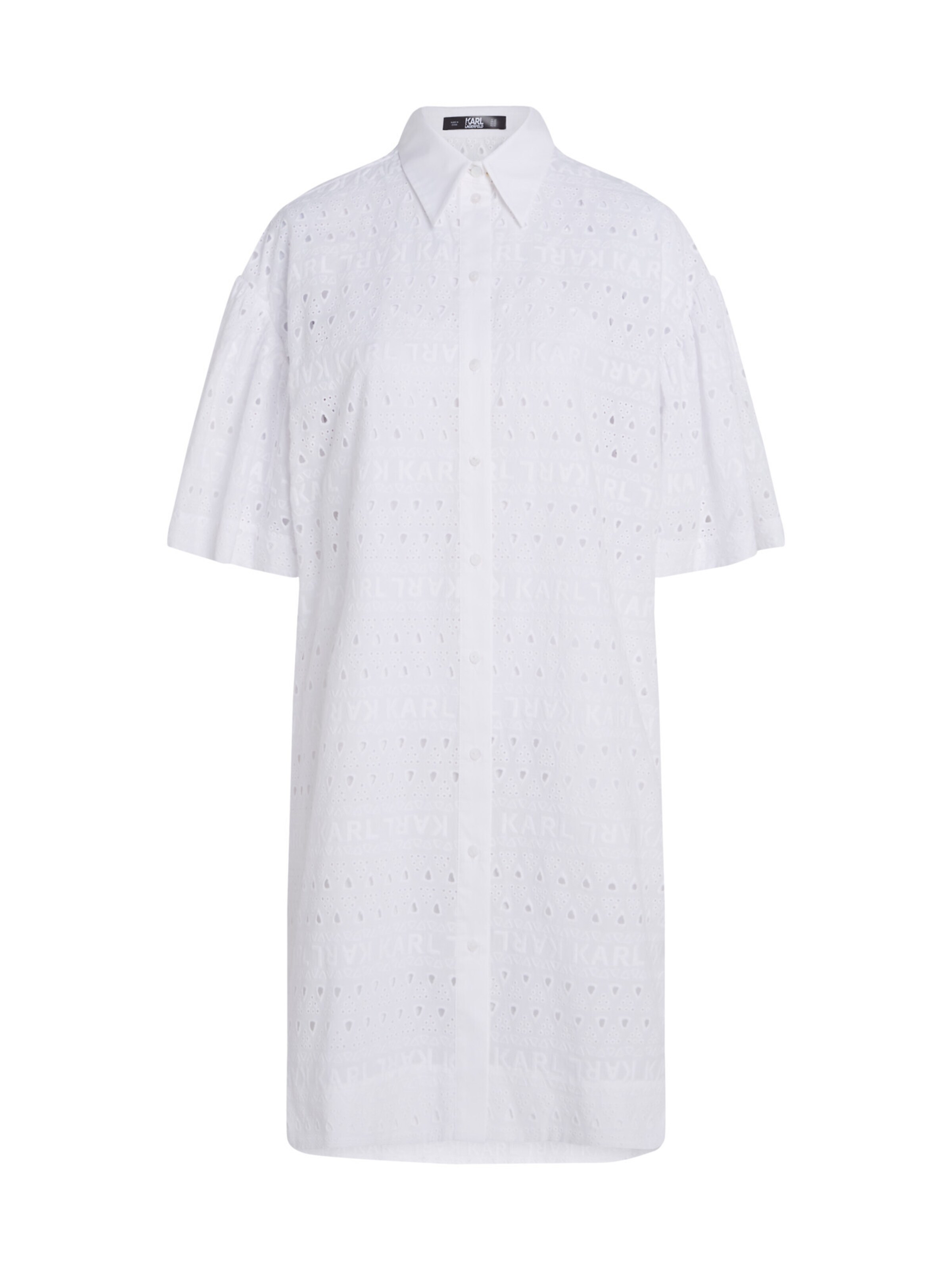 Palaidinės tipo suknelė iš Karl Lagerfeld, spalva – balta, Prekių apžvalga