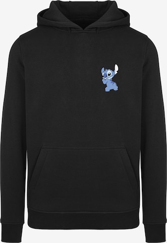 Sweat-shirt 'Lilo & Stitch' F4NT4STIC en noir : devant