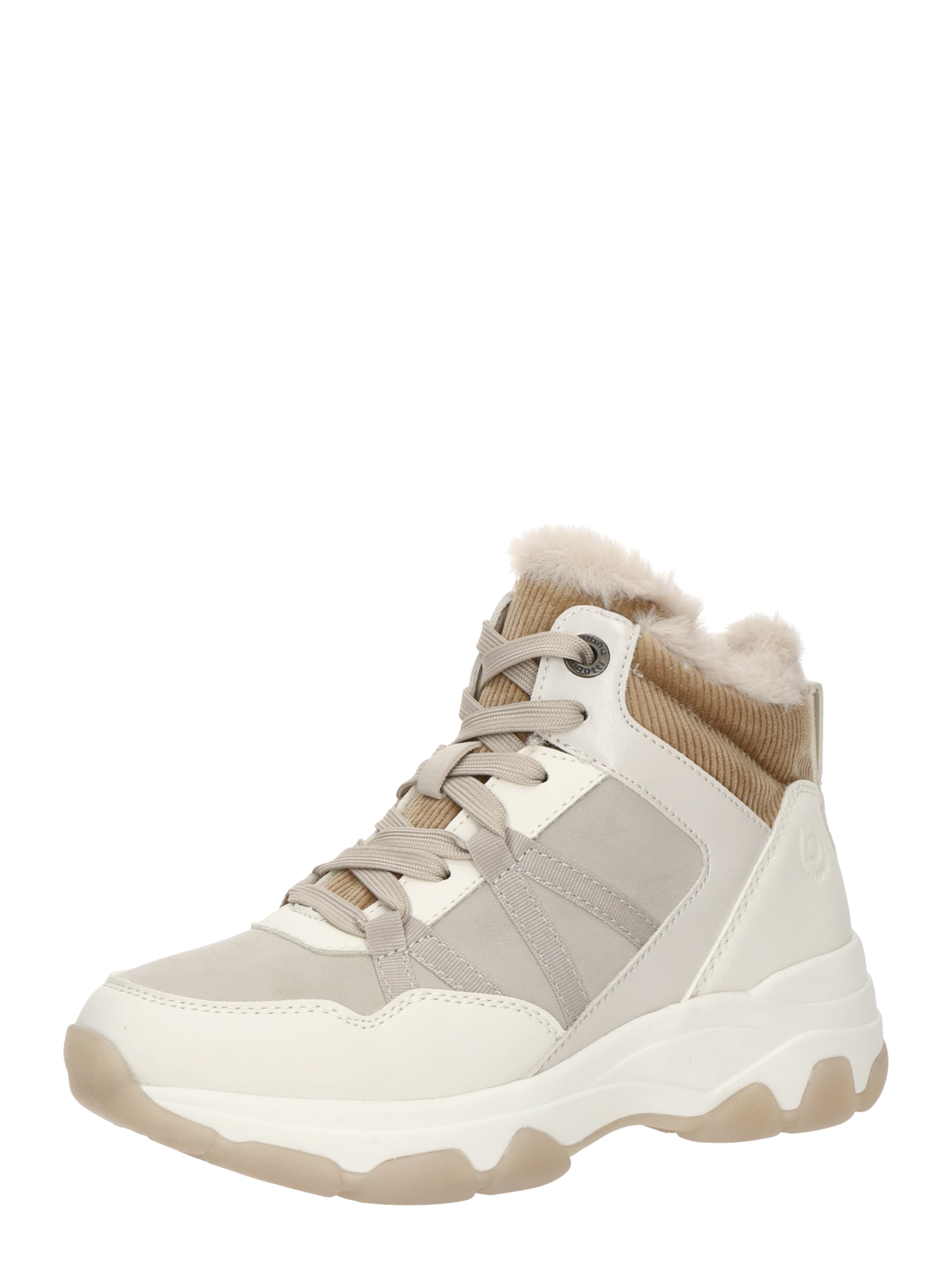 bugatti Šněrovací kozačky – bílá: přední strana