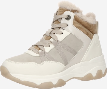 bugatti Ниски ботуши с връзки в бяло: отпред