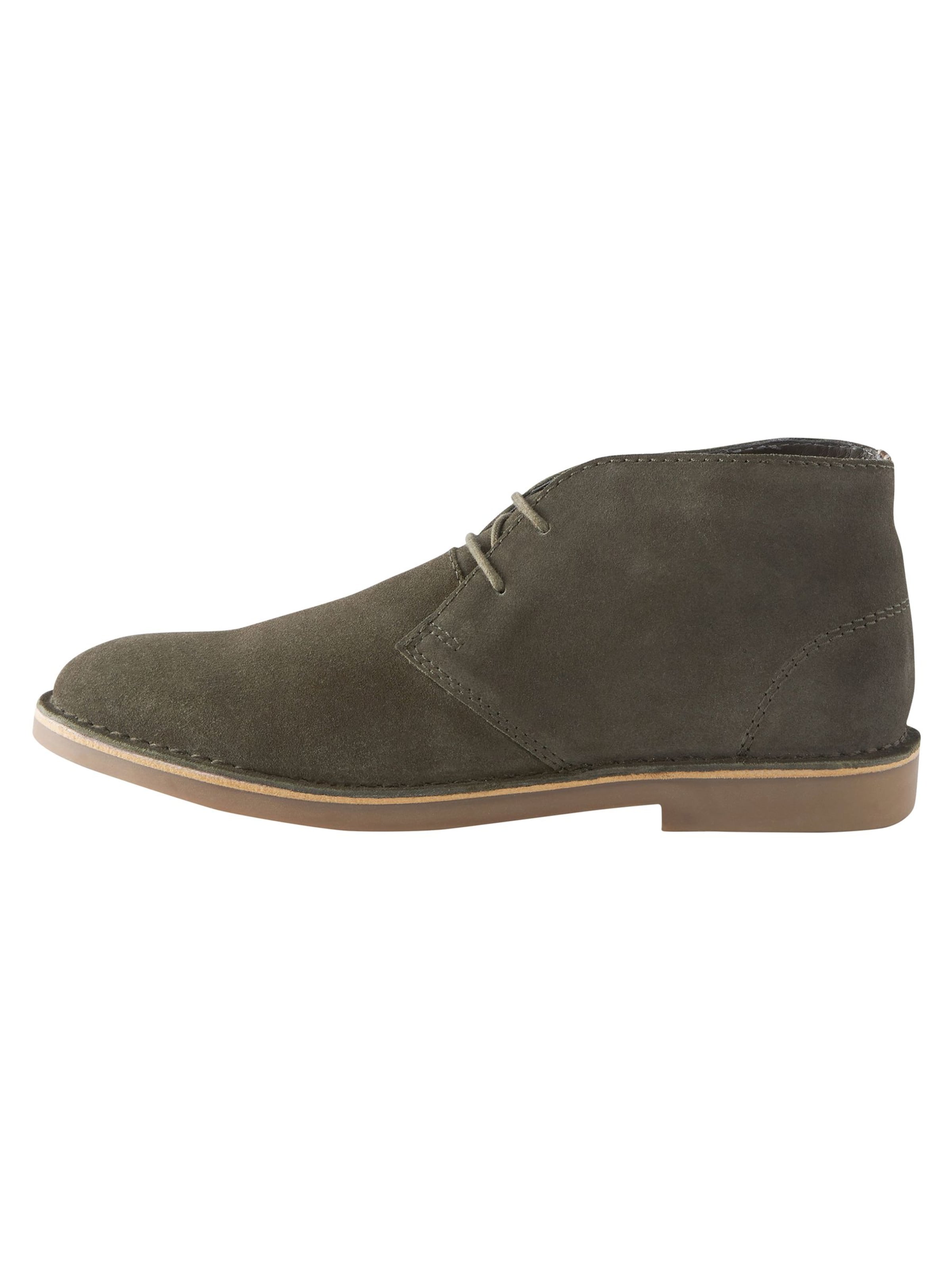Next Chukka boots in Green: front