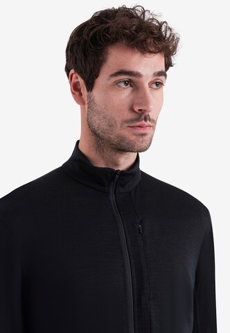 ICEBREAKER Performance shirt 'Realfleece Descender' in Black