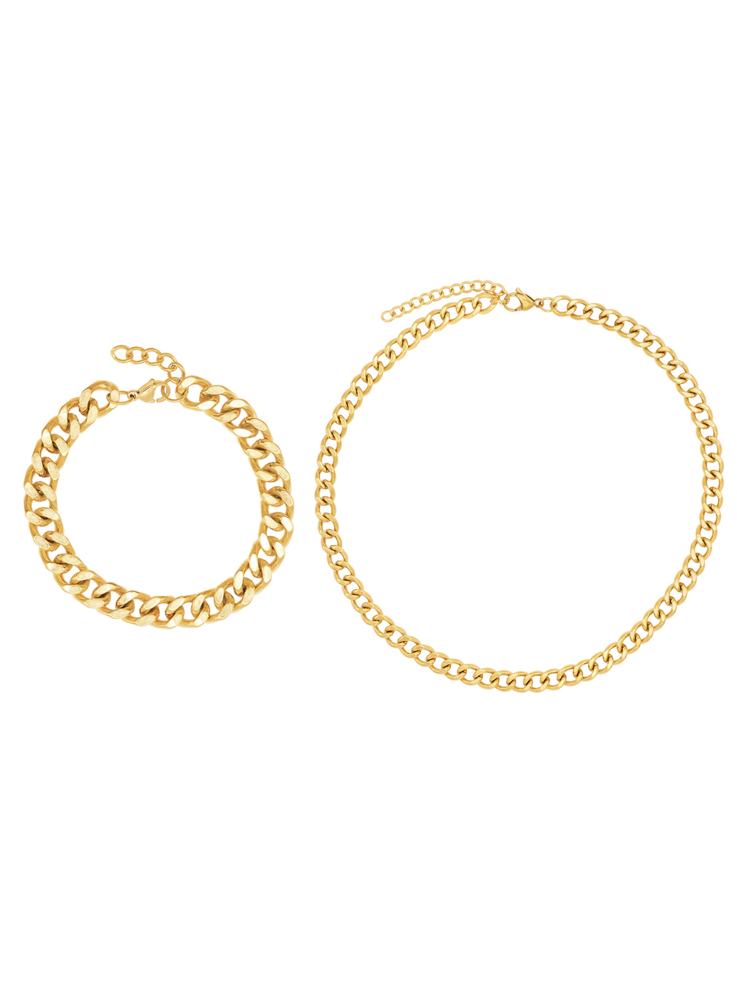 Heideman Jewelry set 'Zayn' in Gold: front
