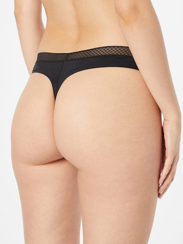 Calvin Klein Underwear Thong in Black